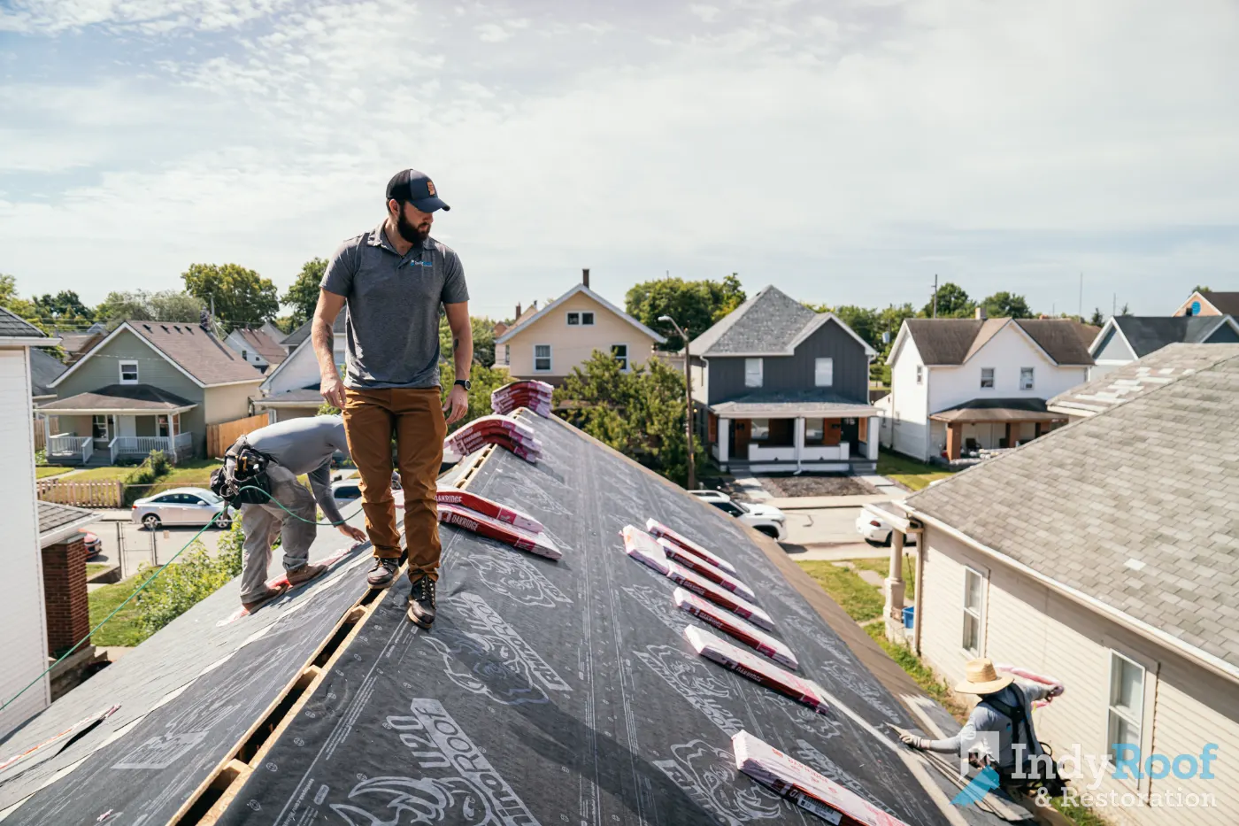 Shingle repair completed in Knollwood Farms