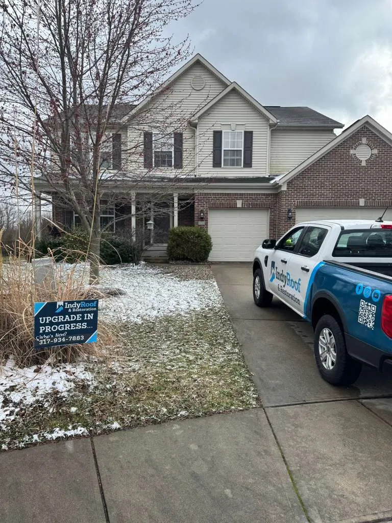 Storm damage documented on a Knollwood Farms home